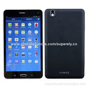 3G Tablet Phone with Dual SIM, MTK6582 Quad Core 1/16GB ROM/Android 4.2 and 7-inch Capacitive Screen